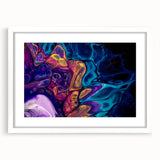 Vibrant Fluid Abstract Wall Art – Modern Fluid Art Prints Canvas