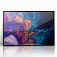 Vibrant Fluid Abstract Wall Art – Modern Fluid Art Prints Canvas