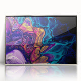 Vibrant Fluid Abstract Wall Art – Modern Fluid Art Prints Canvas