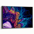Vibrant Fluid Abstract Wall Art – Modern Fluid Art Prints Canvas