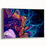 Vibrant Fluid Abstract Wall Art – Modern Fluid Art Prints Canvas