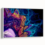 Vibrant Fluid Abstract Wall Art – Modern Fluid Art Prints Canvas