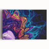 Vibrant Fluid Abstract Wall Art – Modern Fluid Art Prints Canvas