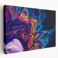 Vibrant Fluid Abstract Wall Art – Modern Fluid Art Prints Canvas
