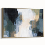 Modern Abstract Wall Art in Earth Tones – Earthen Harmony Canvas
