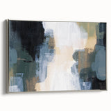 Modern Abstract Wall Art in Earth Tones – Earthen Harmony Canvas