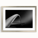 Modern Architectural Bridge - Fine Art Photography Framed Prints