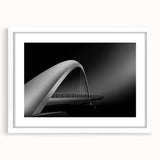 Modern Architectural Bridge - Fine Art Photography Framed Prints