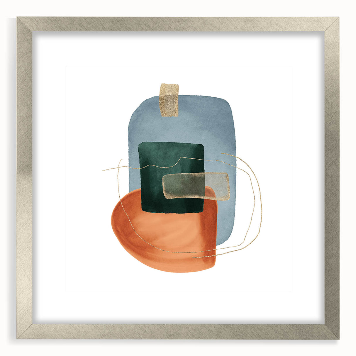 Geometric Minimalist Abstract Wall Art – Modern Canvas Print