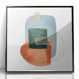 Geometric Minimalist Abstract Wall Art – Modern Canvas Print