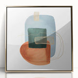 Geometric Minimalist Abstract Wall Art – Modern Canvas Print