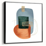 Geometric Minimalist Abstract Wall Art – Modern Canvas Print