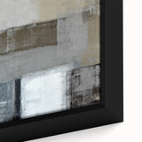 Modern Art Prints – Neutral Gray & Beige Geometric Abstract