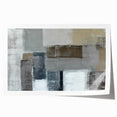 Modern Art Prints – Neutral Gray & Beige Geometric Abstract