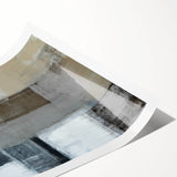 Modern Art Prints – Neutral Gray & Beige Geometric Abstract