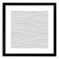 Timeless Textures Abstract Wall Art – Wavy Layered White Pattern