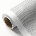 Timeless Textures Abstract Wall Art – Wavy Layered White Pattern