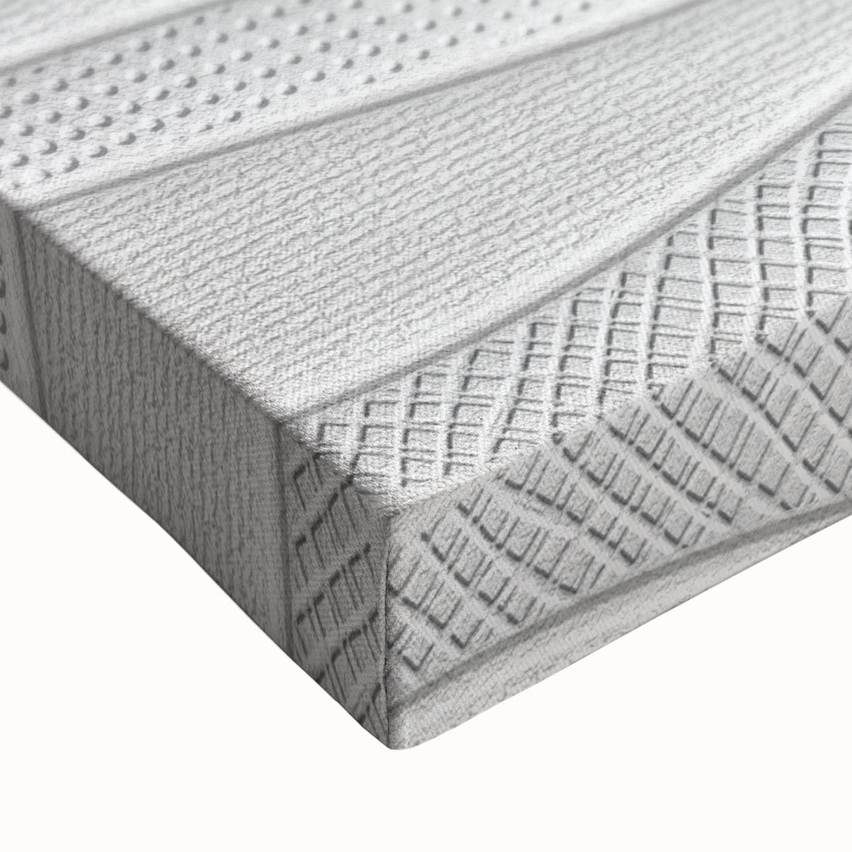 Timeless Textures Abstract Wall Art – Wavy Layered White Pattern