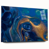 Elegant Fluid Abstract Wall Art – Modern Fluid Art Prints Canvas