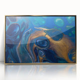 Elegant Fluid Abstract Wall Art – Modern Fluid Art Prints Canvas
