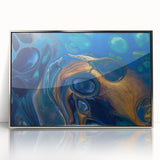 Elegant Fluid Abstract Wall Art – Modern Fluid Art Prints Canvas