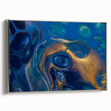 Elegant Fluid Abstract Wall Art – Modern Fluid Art Prints Canvas
