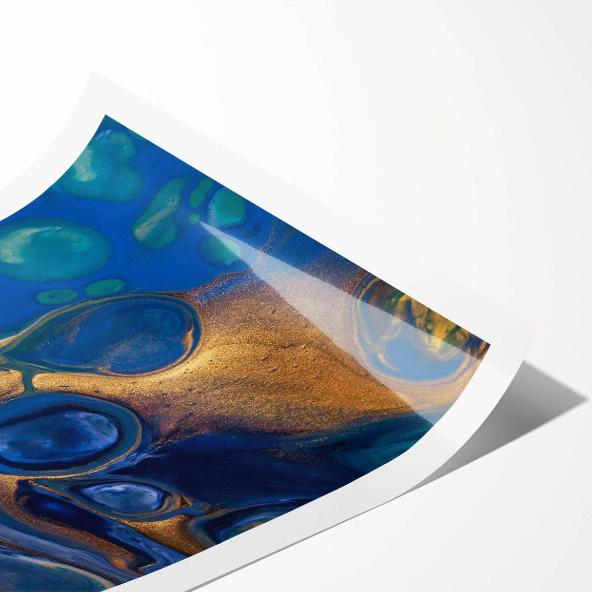 Elegant Fluid Abstract Wall Art – Modern Fluid Art Prints Canvas