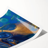 Elegant Fluid Abstract Wall Art – Modern Fluid Art Prints Canvas