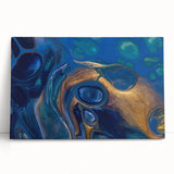 Elegant Fluid Abstract Wall Art – Modern Fluid Art Prints Canvas