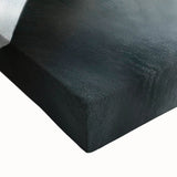 High Contrast Abstract Paintings – Metallic Silver Wave Texture