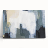 Contemporary Canvas Art – Textured Minimalist Earth Tone Painting