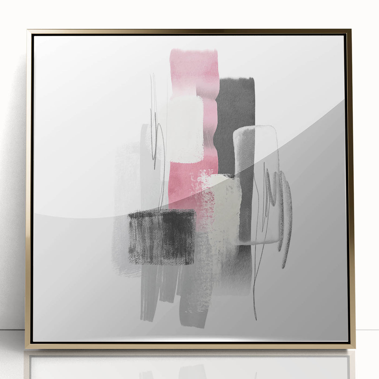 Minimalist Abstract Canvas Prints – Geometric Modern Wall Art