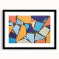 Large Abstract Wall Art – Colorful Geometric Mosaic Painting