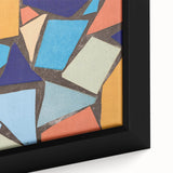 Large Abstract Wall Art – Colorful Geometric Mosaic Painting