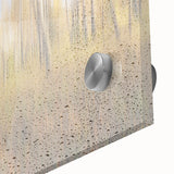 Tranquil Nature Canvas Prints – Rainy Forest Through Glass