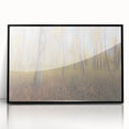 Tranquil Nature Canvas Prints – Rainy Forest Through Glass