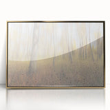 Tranquil Nature Canvas Prints – Rainy Forest Through Glass