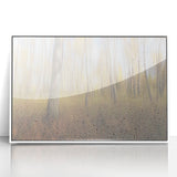 Tranquil Nature Canvas Prints – Rainy Forest Through Glass