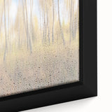 Tranquil Nature Canvas Prints – Rainy Forest Through Glass