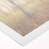 Tranquil Nature Canvas Prints – Rainy Forest Through Glass