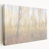 Tranquil Nature Canvas Prints – Rainy Forest Through Glass