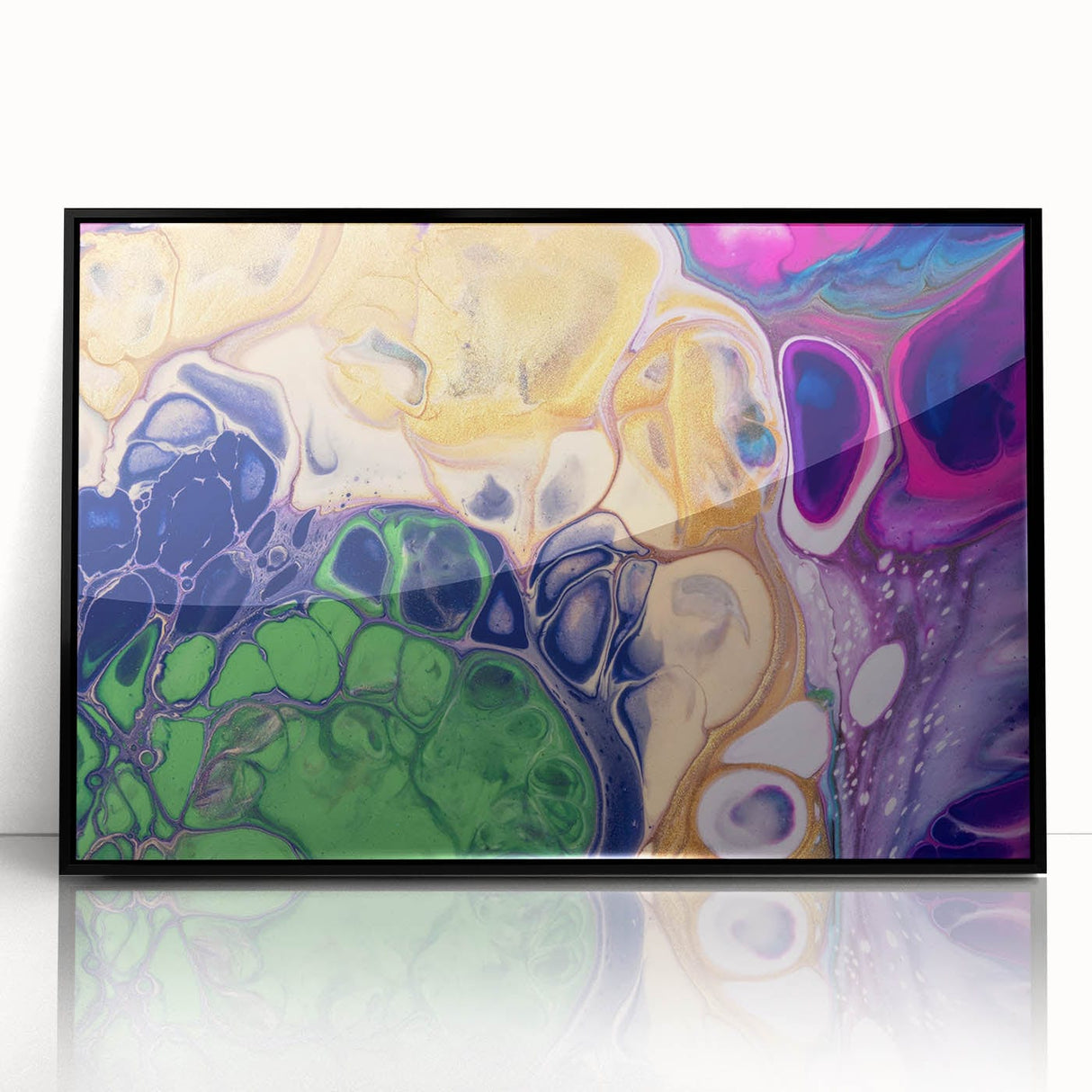 Luxury Fluid Abstract Wall Art – Modern Fluid Art Prints Canvas