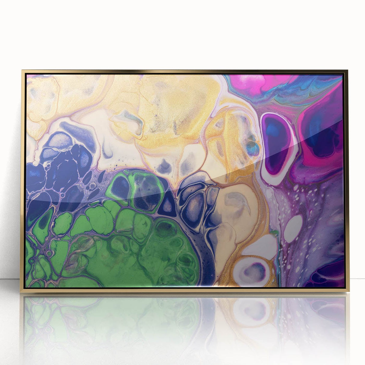 Luxury Fluid Abstract Wall Art – Modern Fluid Art Prints Canvas