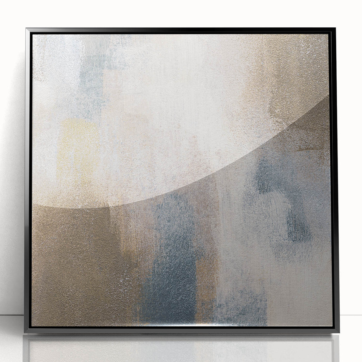 Neutral Abstract Prints – Soft Earth Tone Modern Wall Art Design