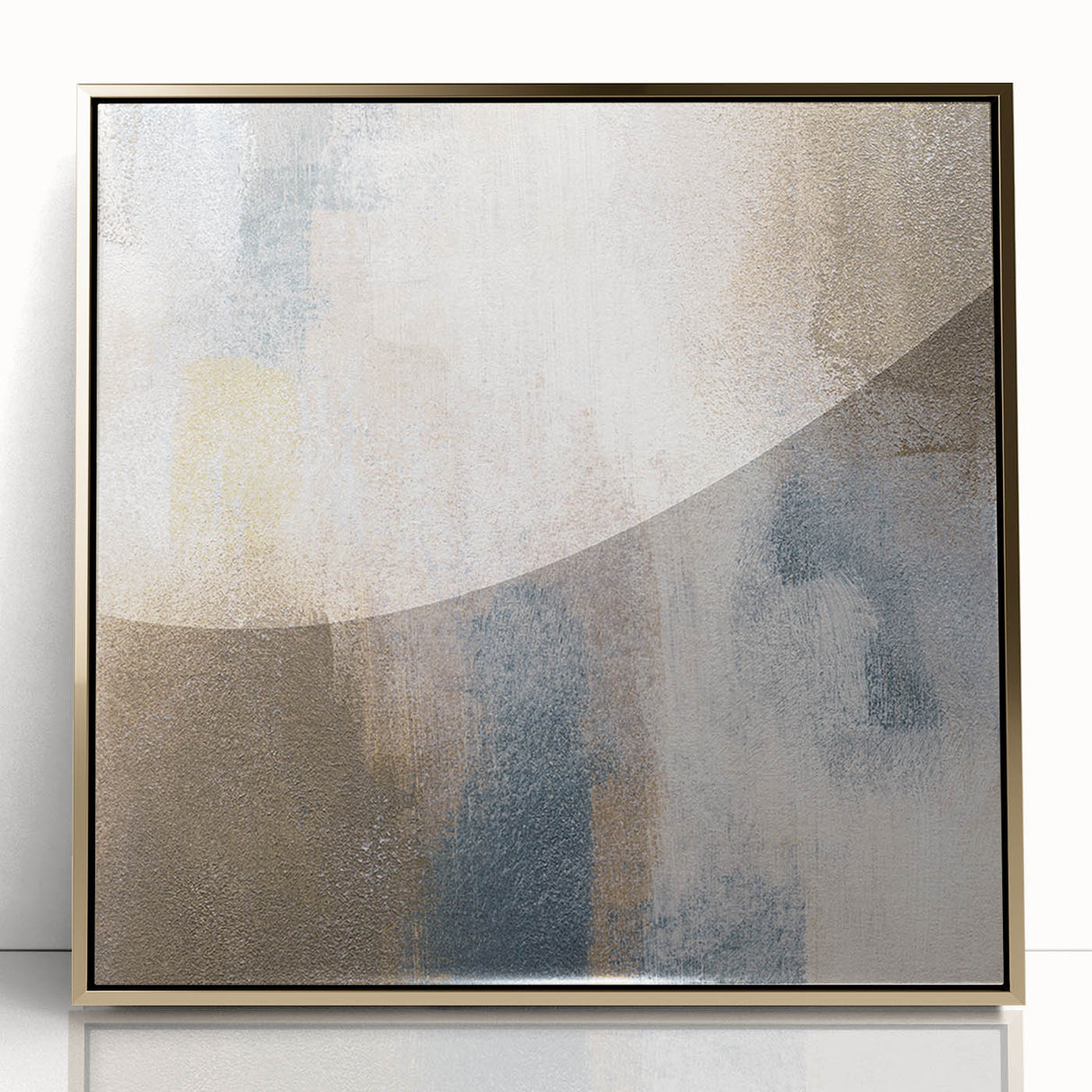 Neutral Abstract Prints – Soft Earth Tone Modern Wall Art Design