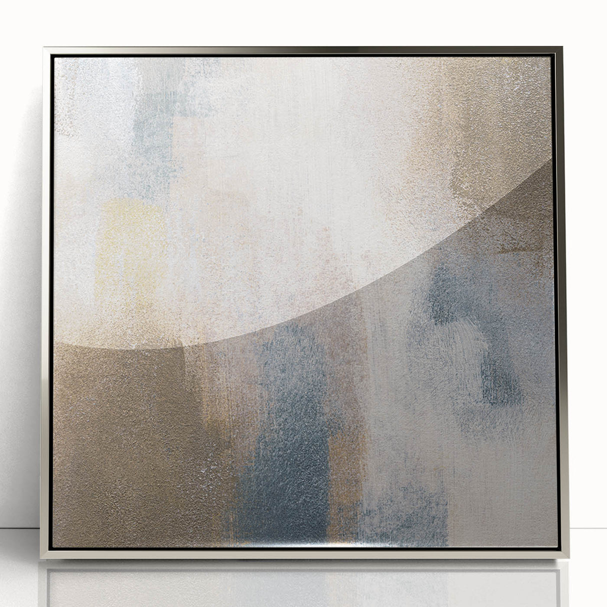 Neutral Abstract Prints – Soft Earth Tone Modern Wall Art Design