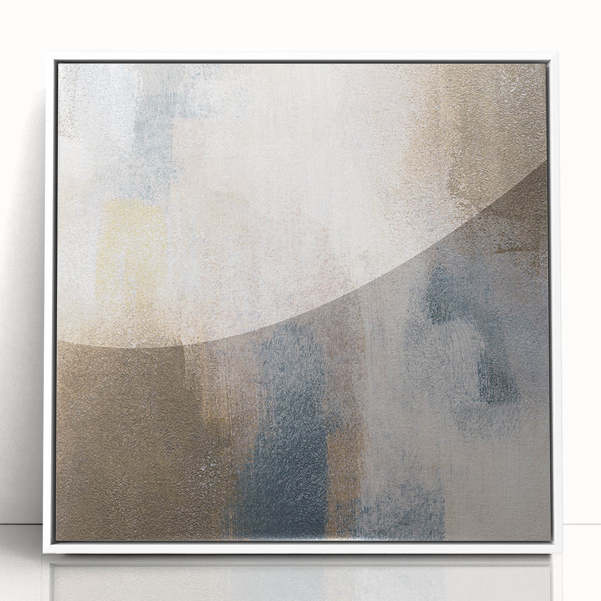 Neutral Abstract Prints – Soft Earth Tone Modern Wall Art Design