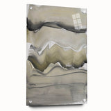 Minimalist Abstract Wall Art - Earthy Tones and Textured Brushstrokes
