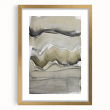 Minimalist Abstract Wall Art - Earthy Tones and Textured Brushstrokes