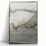 Minimalist Abstract Wall Art - Earthy Tones and Textured Brushstrokes